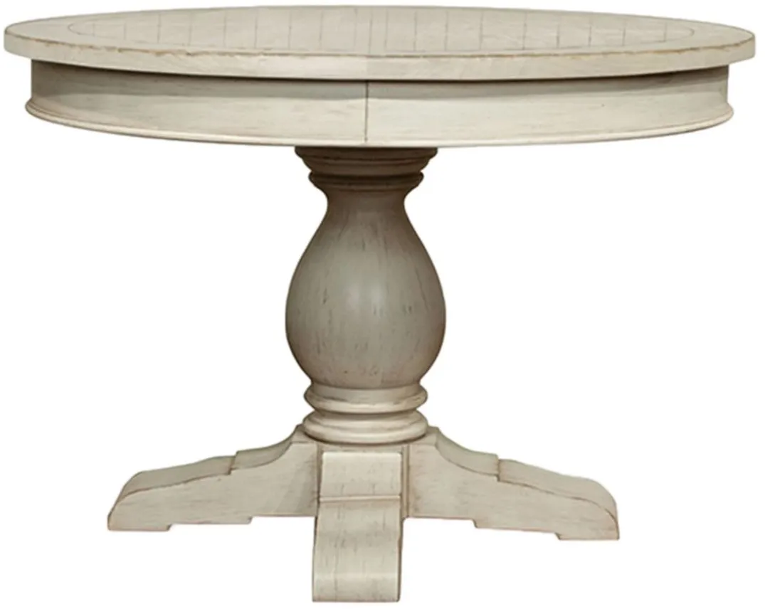 Aberdeen Round Dining Table W Leaf