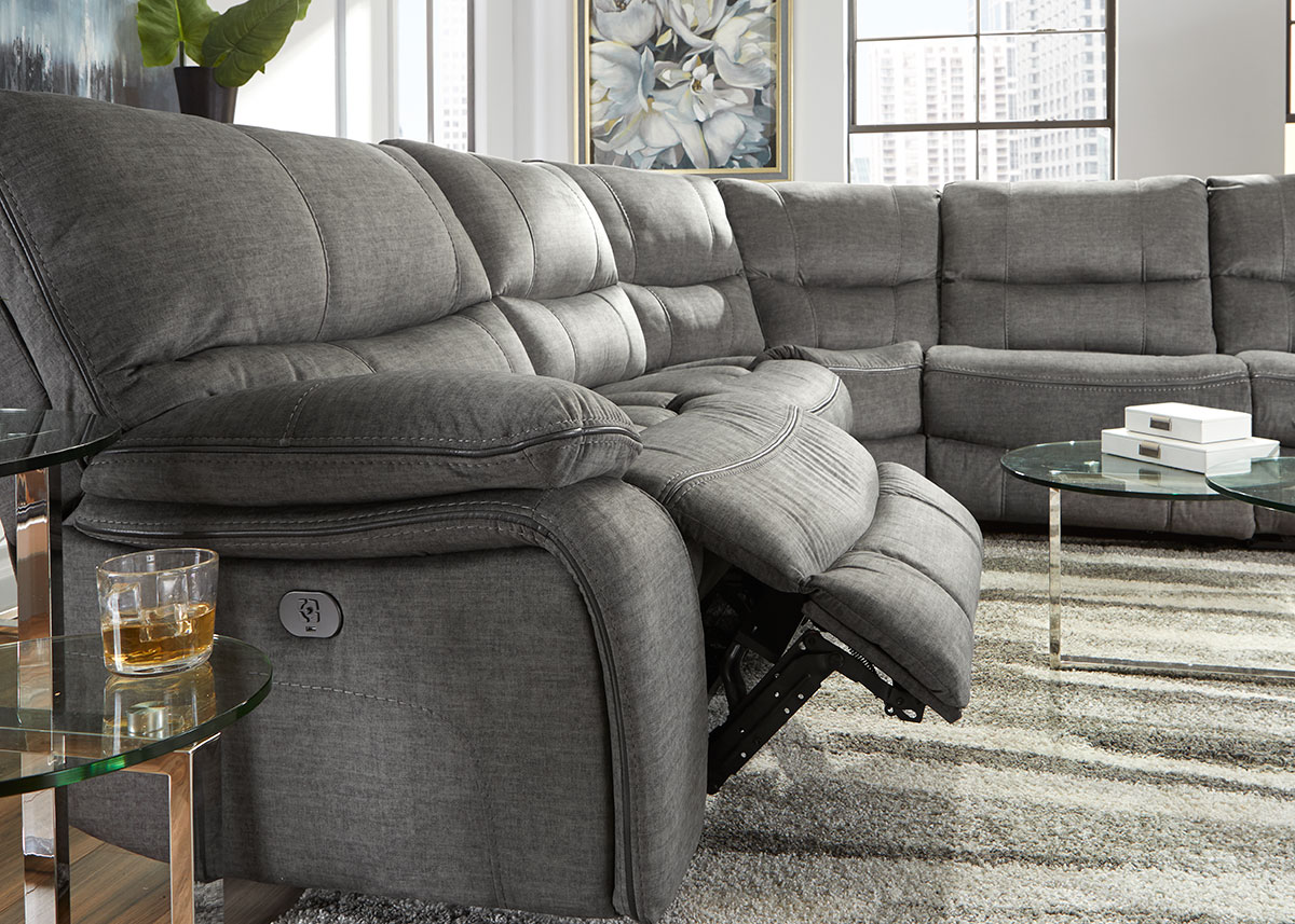 Rogue Pc Power Reclining Sectional W Power Headrests