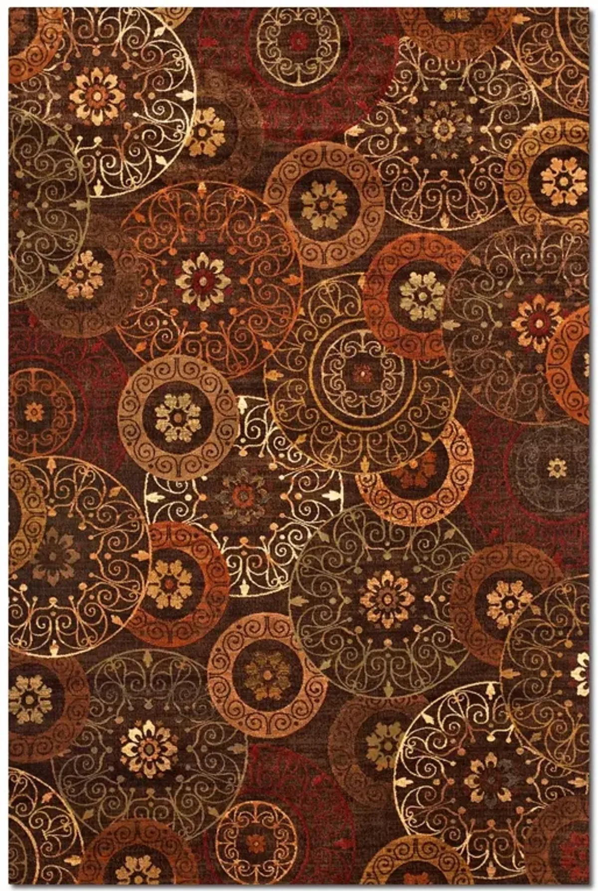 Sonoma Tyler 8' x 10' Area Rug - Red and Chocolate