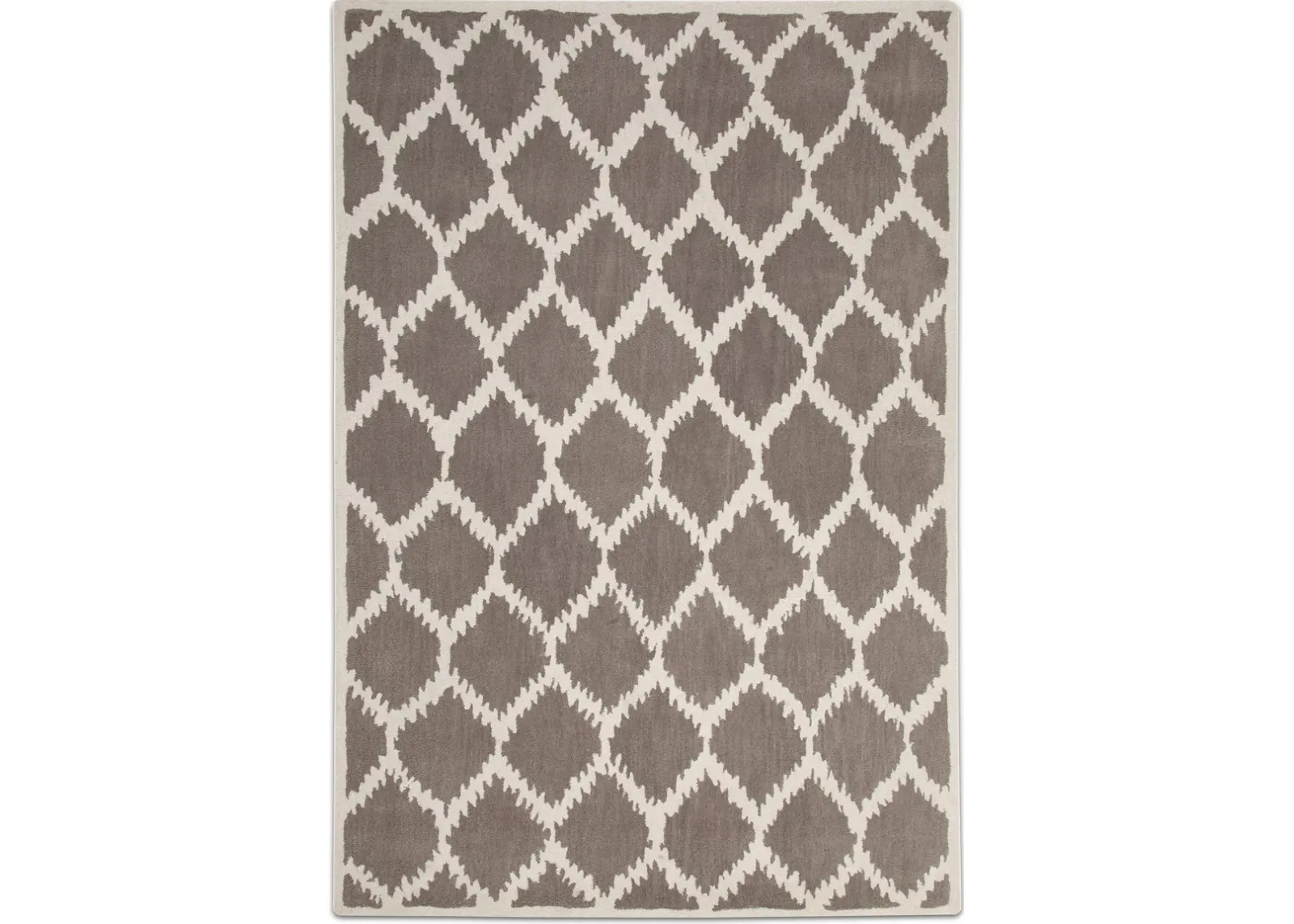 Lifestyle Kimble 5' x 8' Area Rug - Gray and Ivory