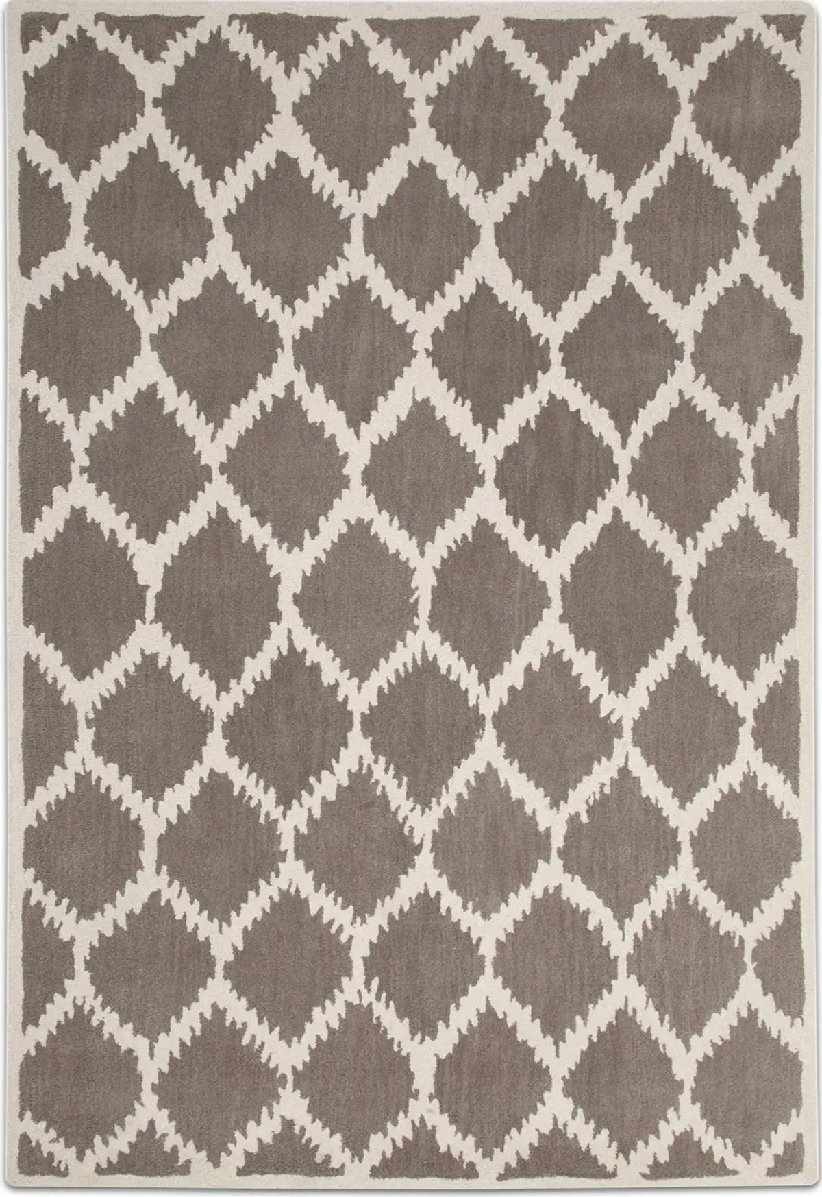 Lifestyle Kimble 5' x 8' Area Rug - Gray and Ivory