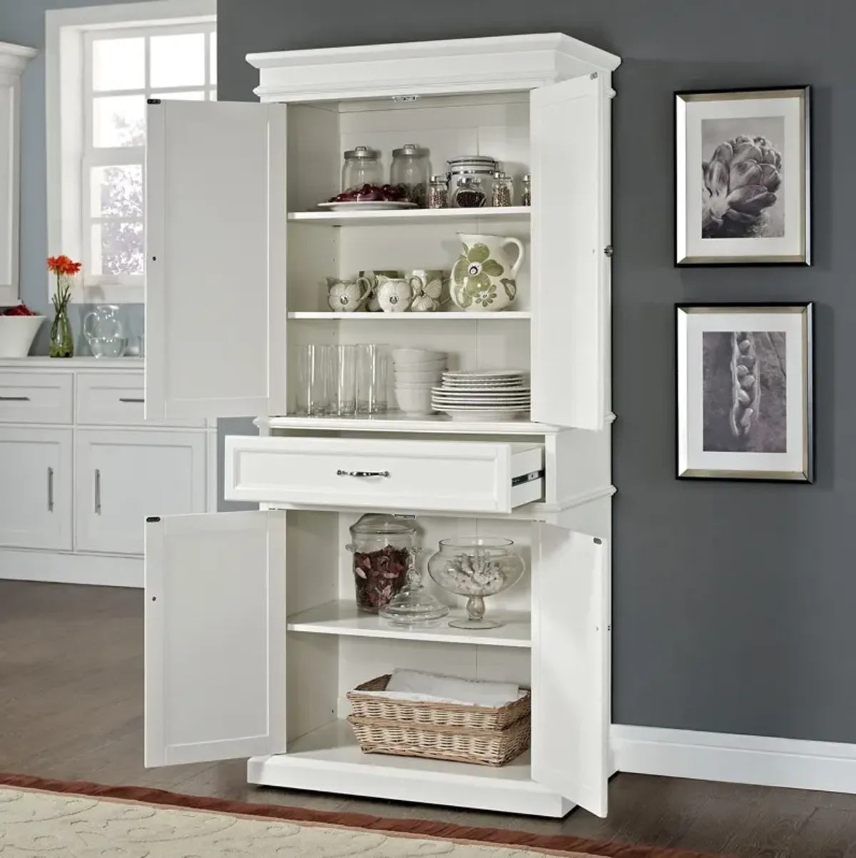 Midway Pantry - White