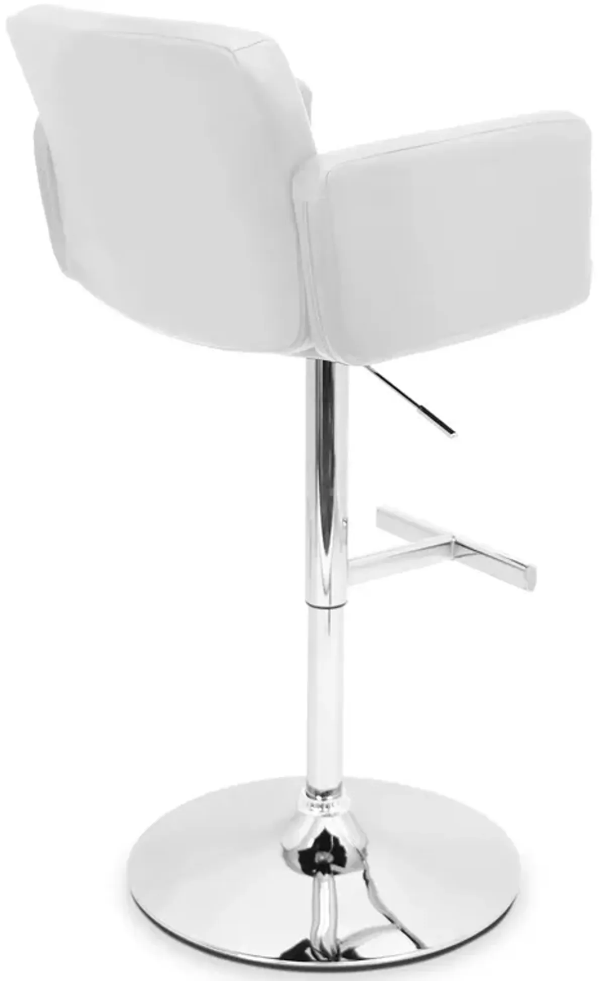 Porter Adjustable Bar Stool - White