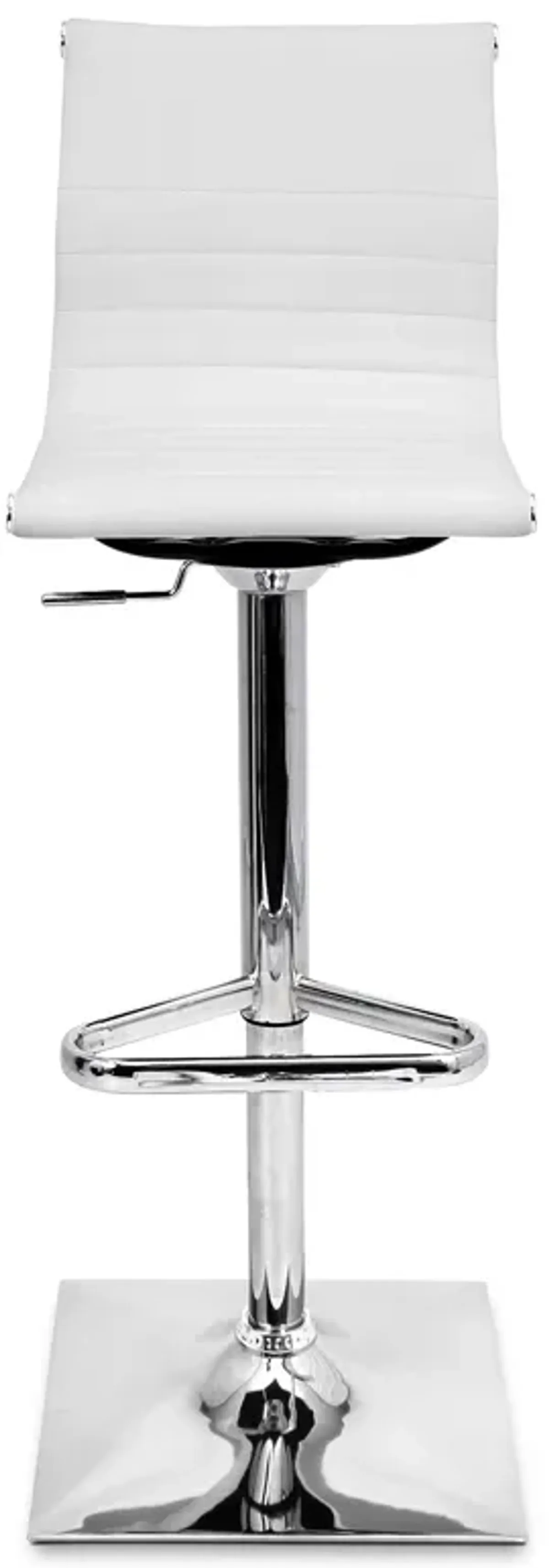 Pierce Adjustable Bar Stool - White