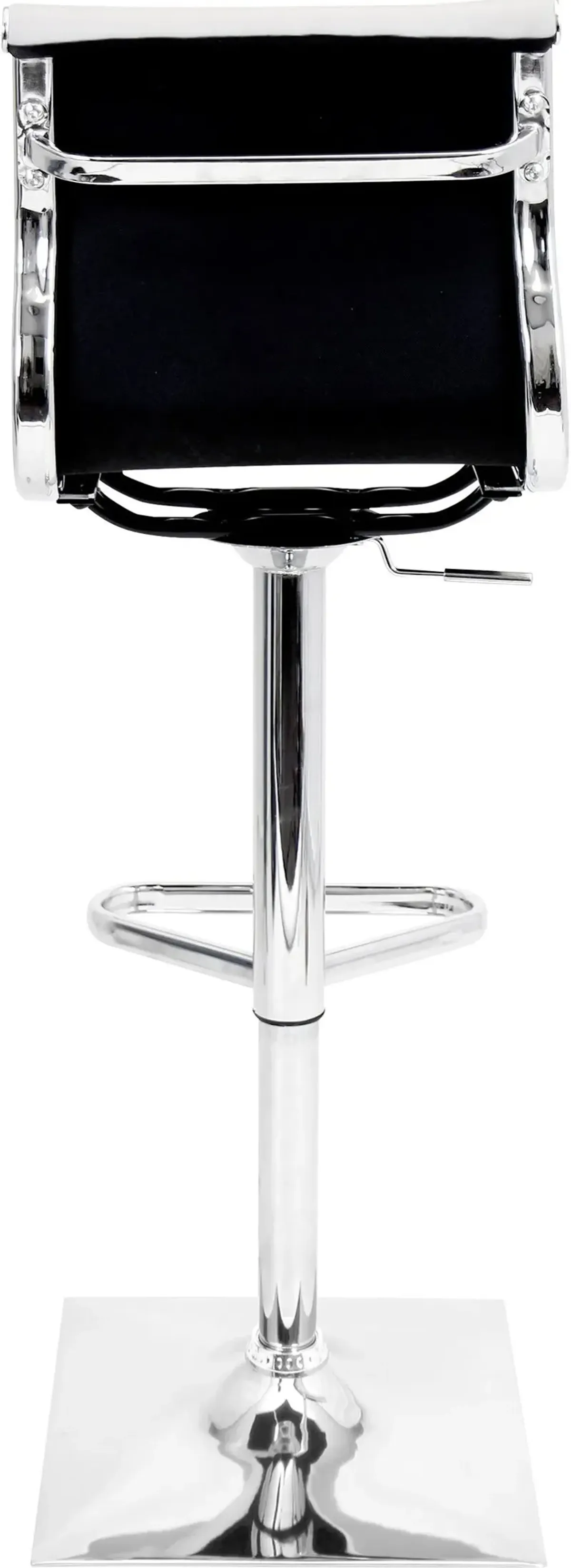 Pierce Adjustable Bar Stool - White