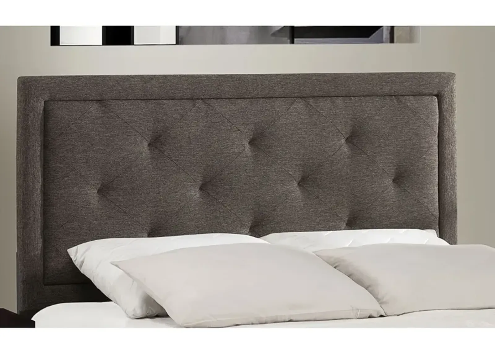 Becker Full Upholstered Headboard - Charcoal