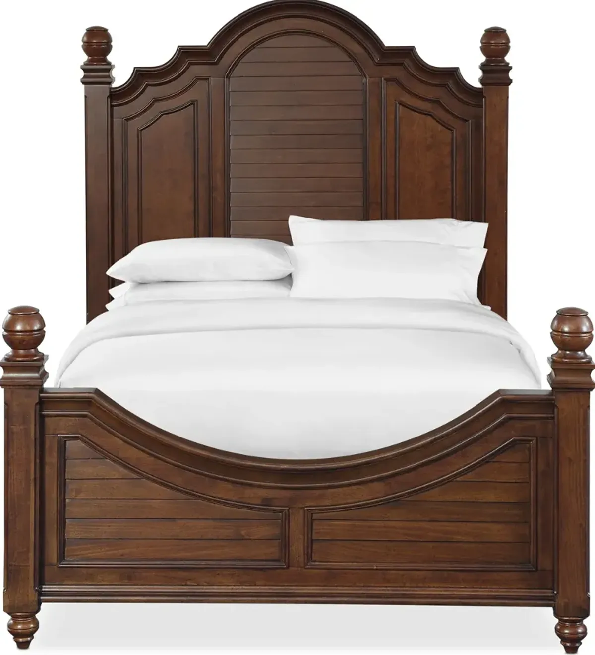 Charleston Queen Poster Bed - Tobacco