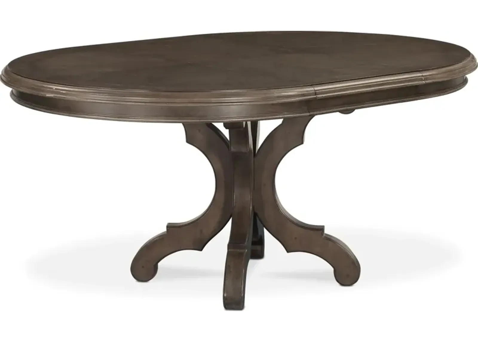 Charleston Round Dining Table and 4 Dining Chairs - Gray