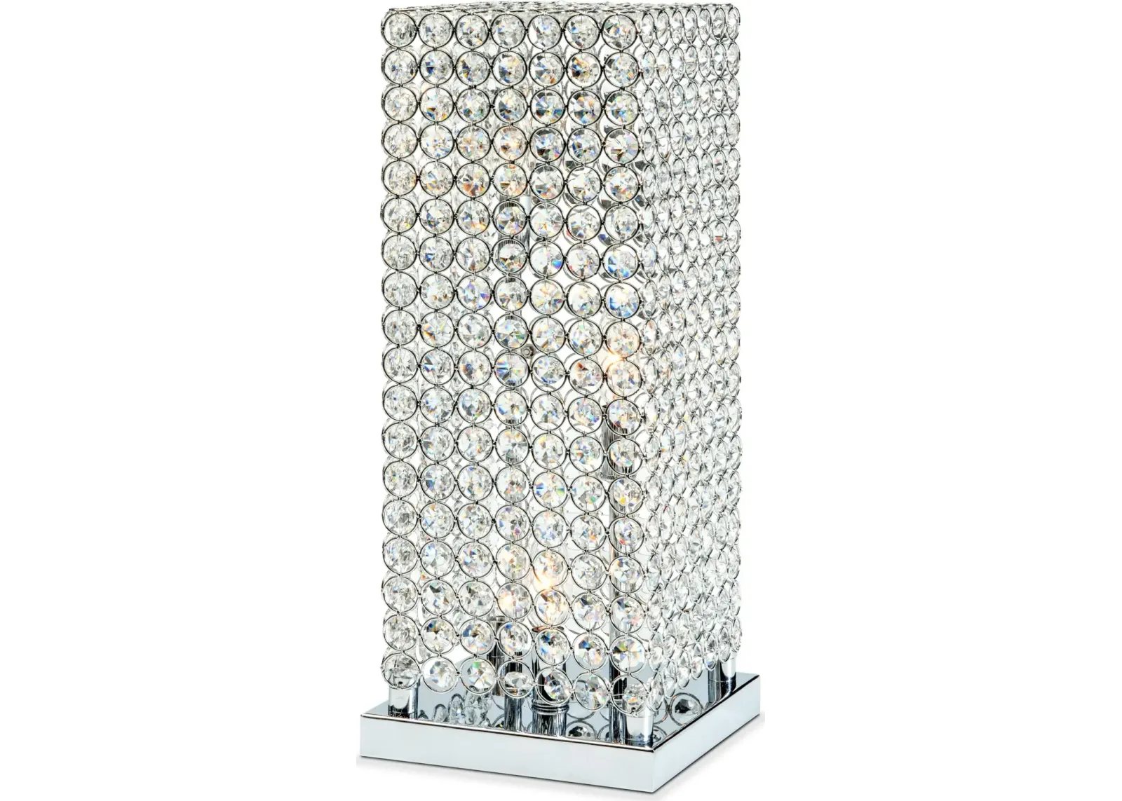 Crystal Tower 20'' Table Lamp