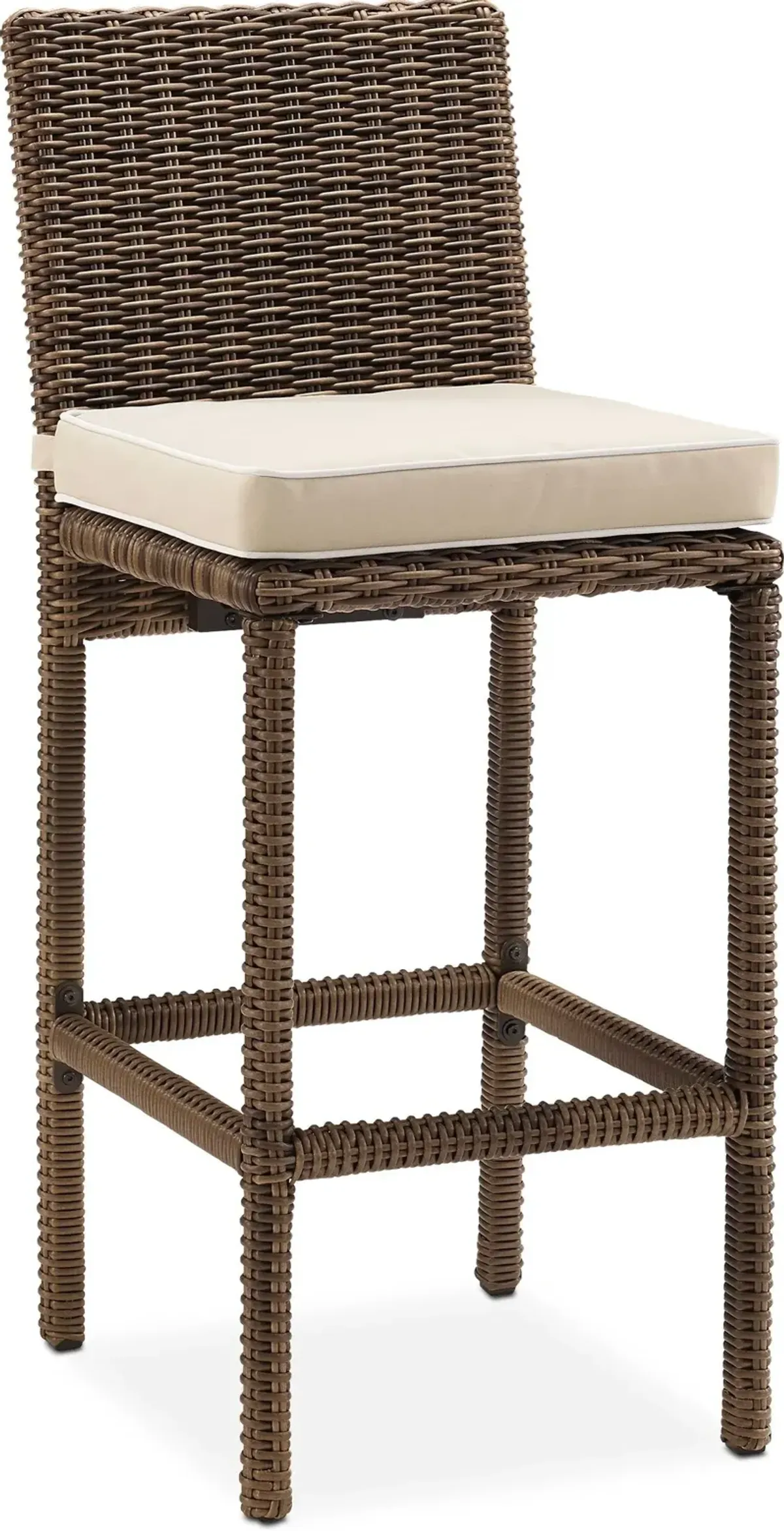 Destin Outdoor Set of 2 Bar Stools - Sand