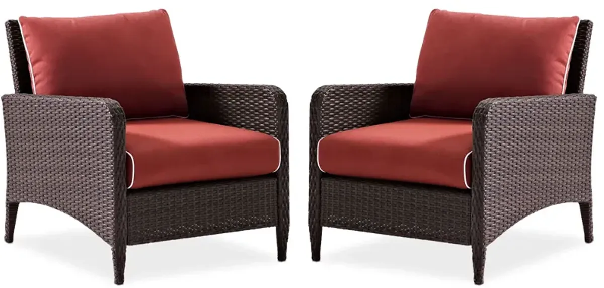 Corona Set of 2 Outdoor Chairs