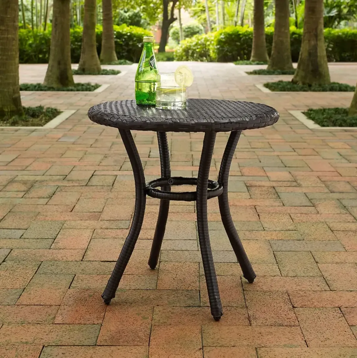 Aldo Outdoor Café Table - Brown