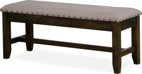 Hampton Storage Bench - Cocoa