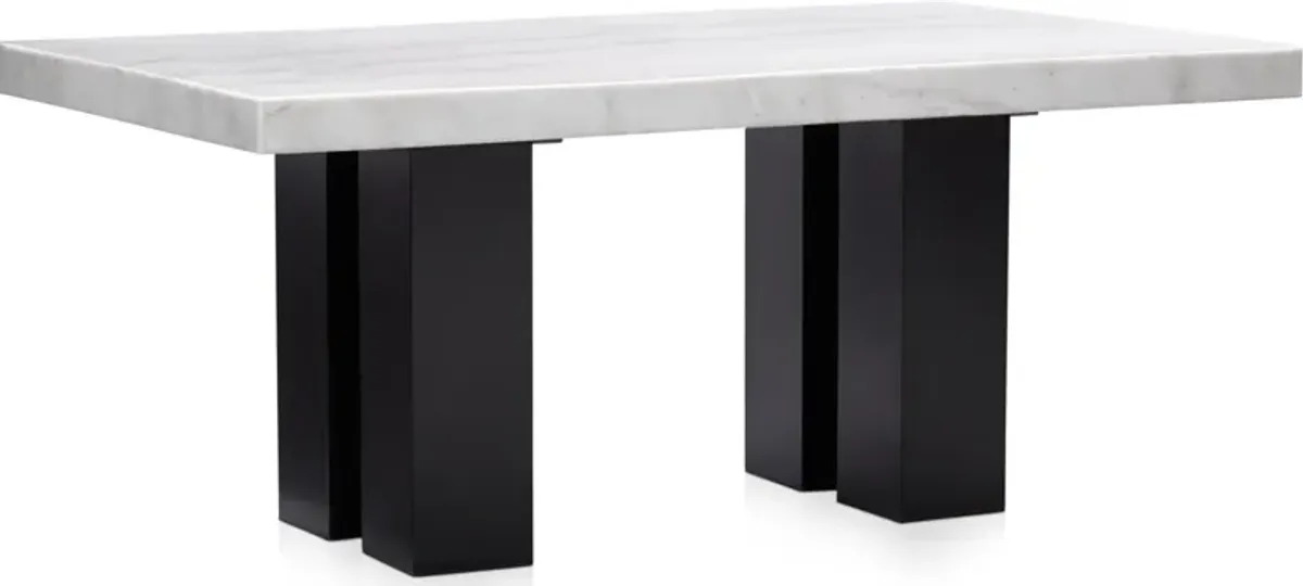 Artemis Marble Dining Table - White Marble