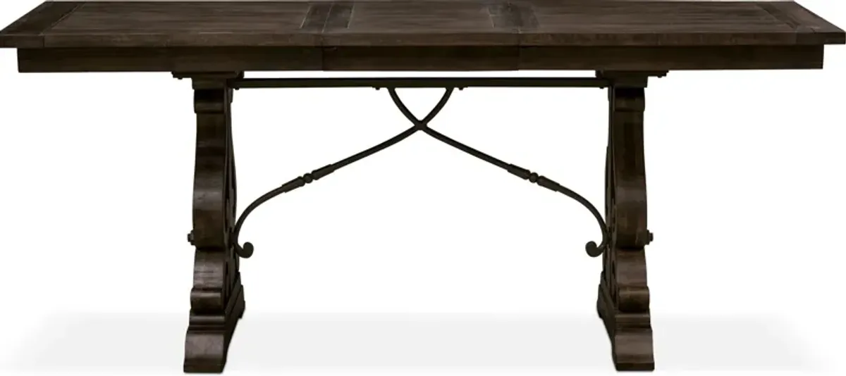 Charthouse Counter-Height Extendable Dining Table - Charcoal