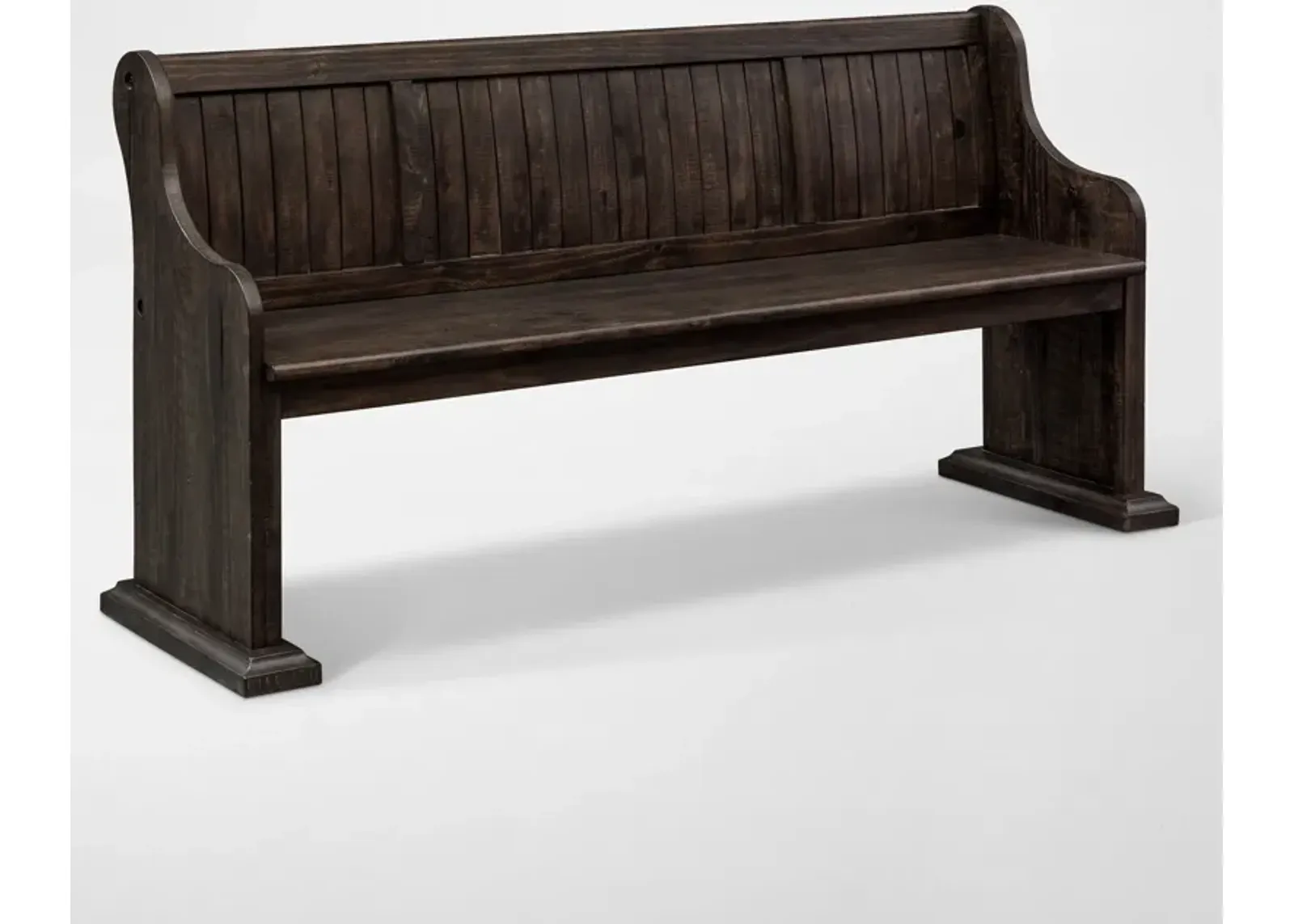 Charthouse Dining Bench - Charcoal