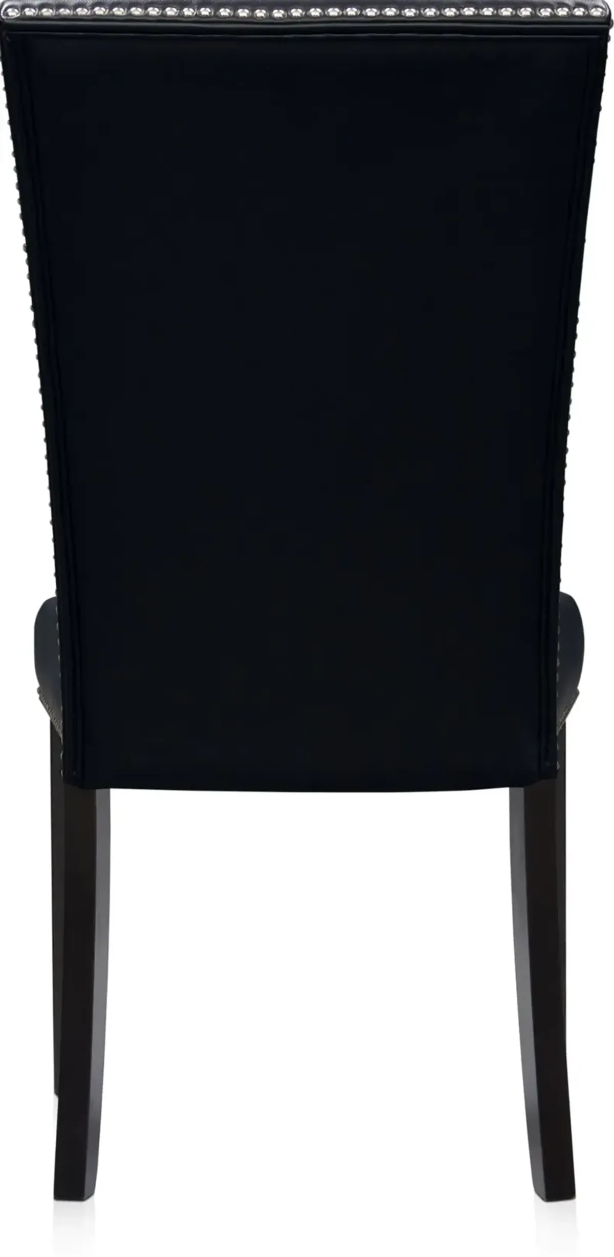 Artemis Marble Dining Table and 4 Upholstered Dining Chairs - White Marble/Black