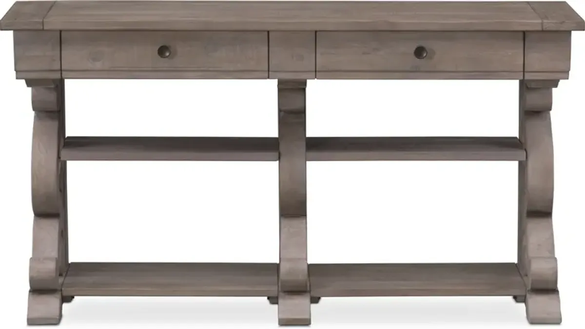 Charthouse Sofa Table - Gray