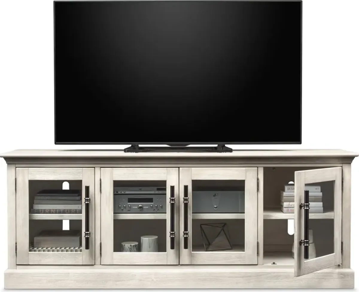 Telluride 85" TV Stand - Water White