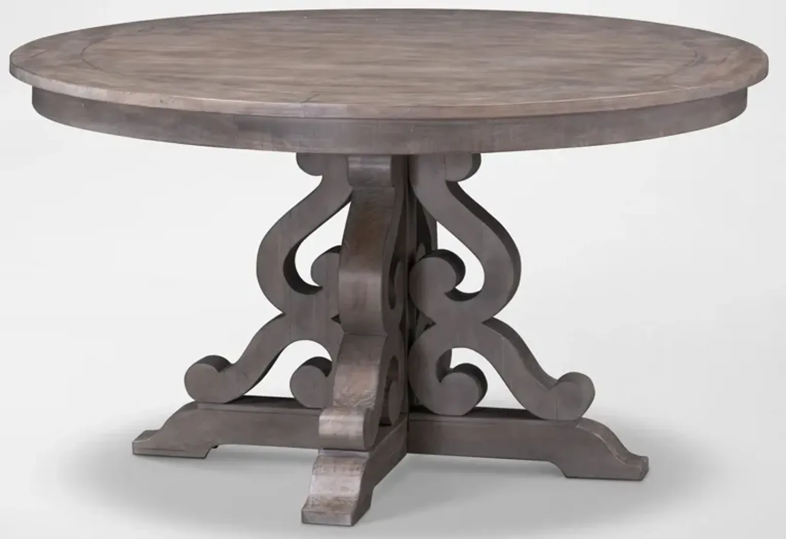 Charthouse Round Dining Table - Gray