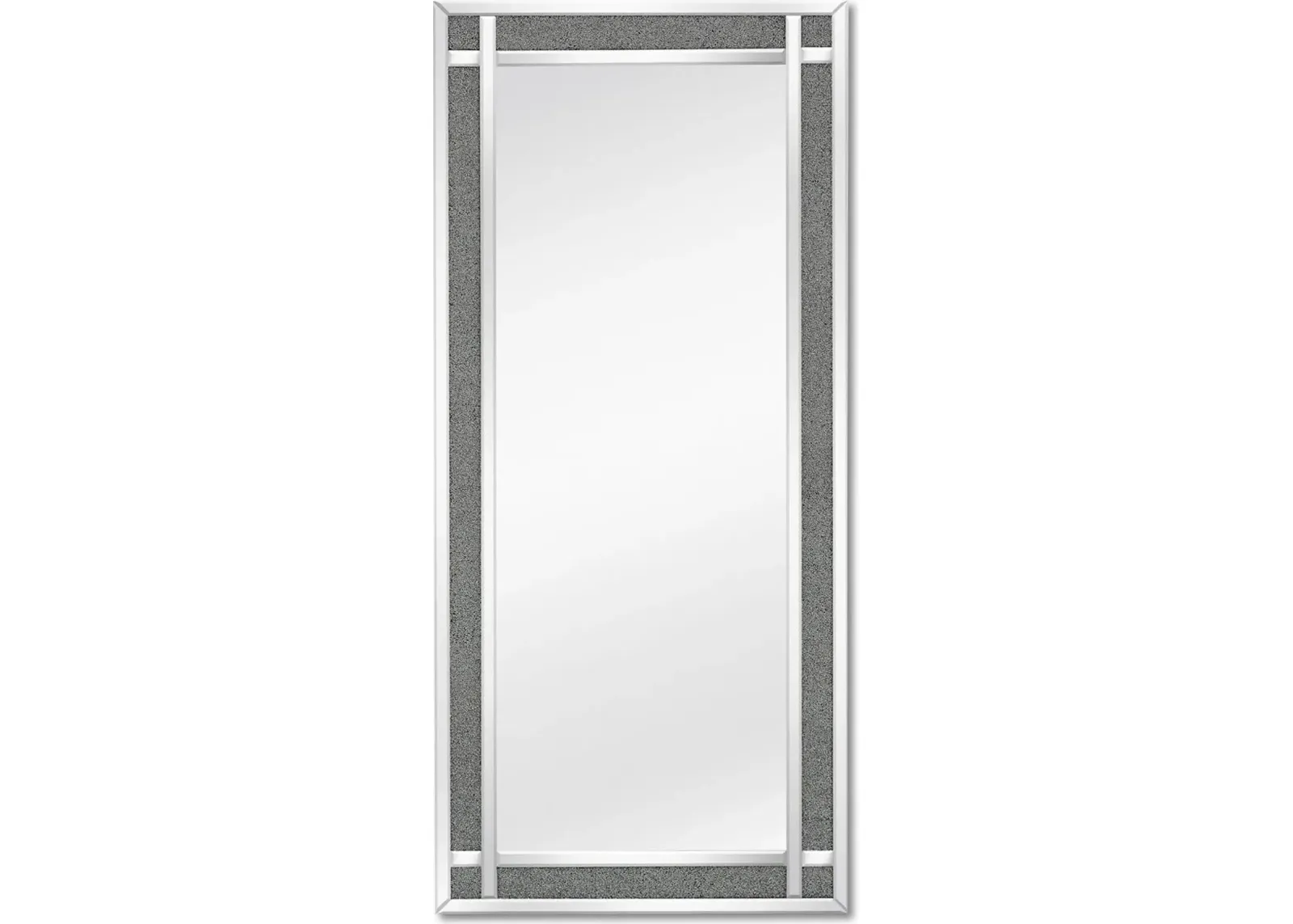 Crystal 66'' x 30'' Floor Mirror