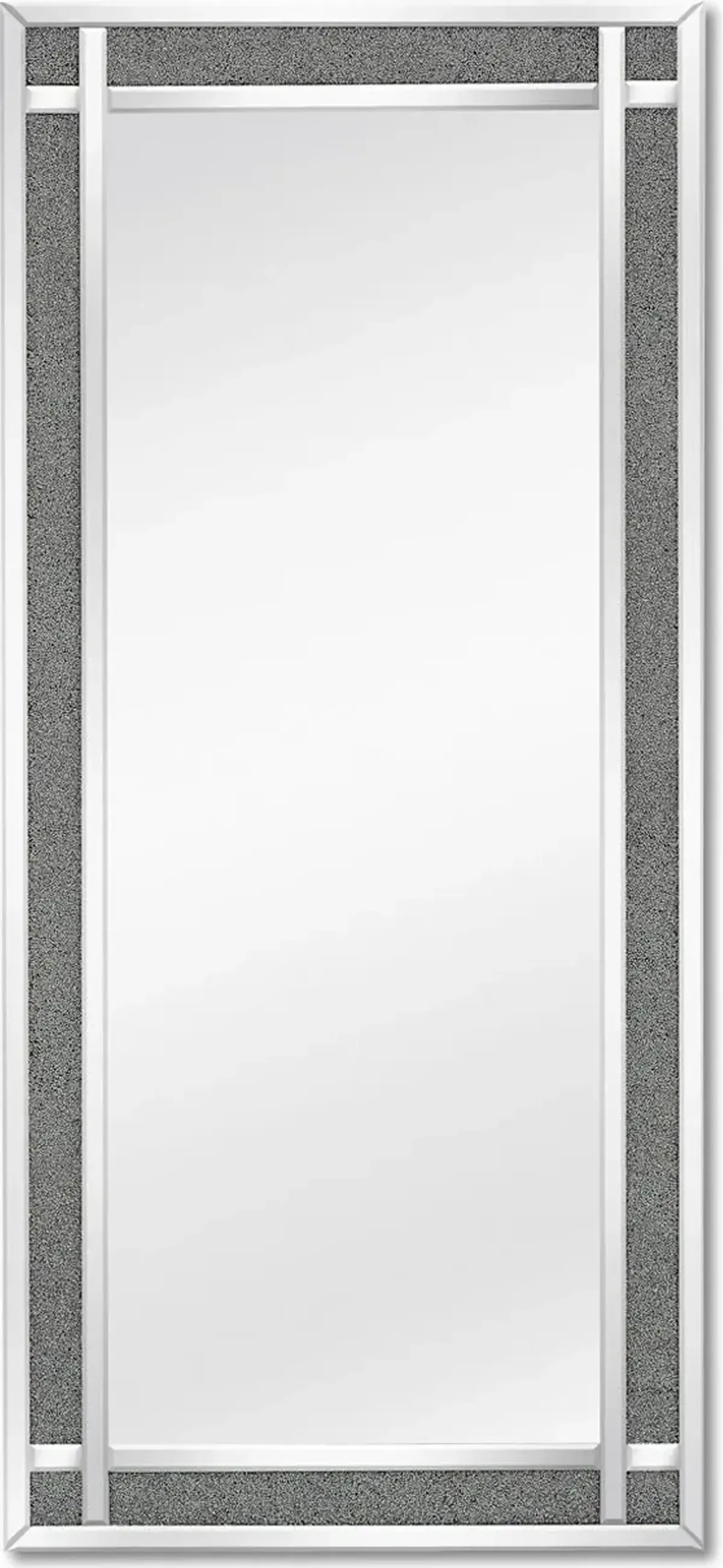 Crystal 66'' x 30'' Floor Mirror