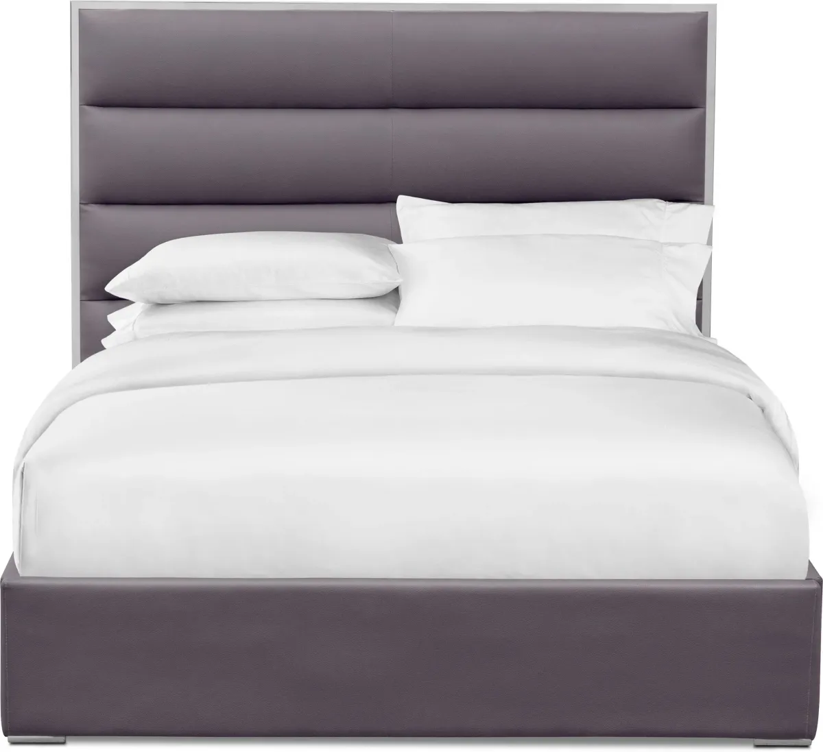 Concerto Queen Upholstered Bed - Gray