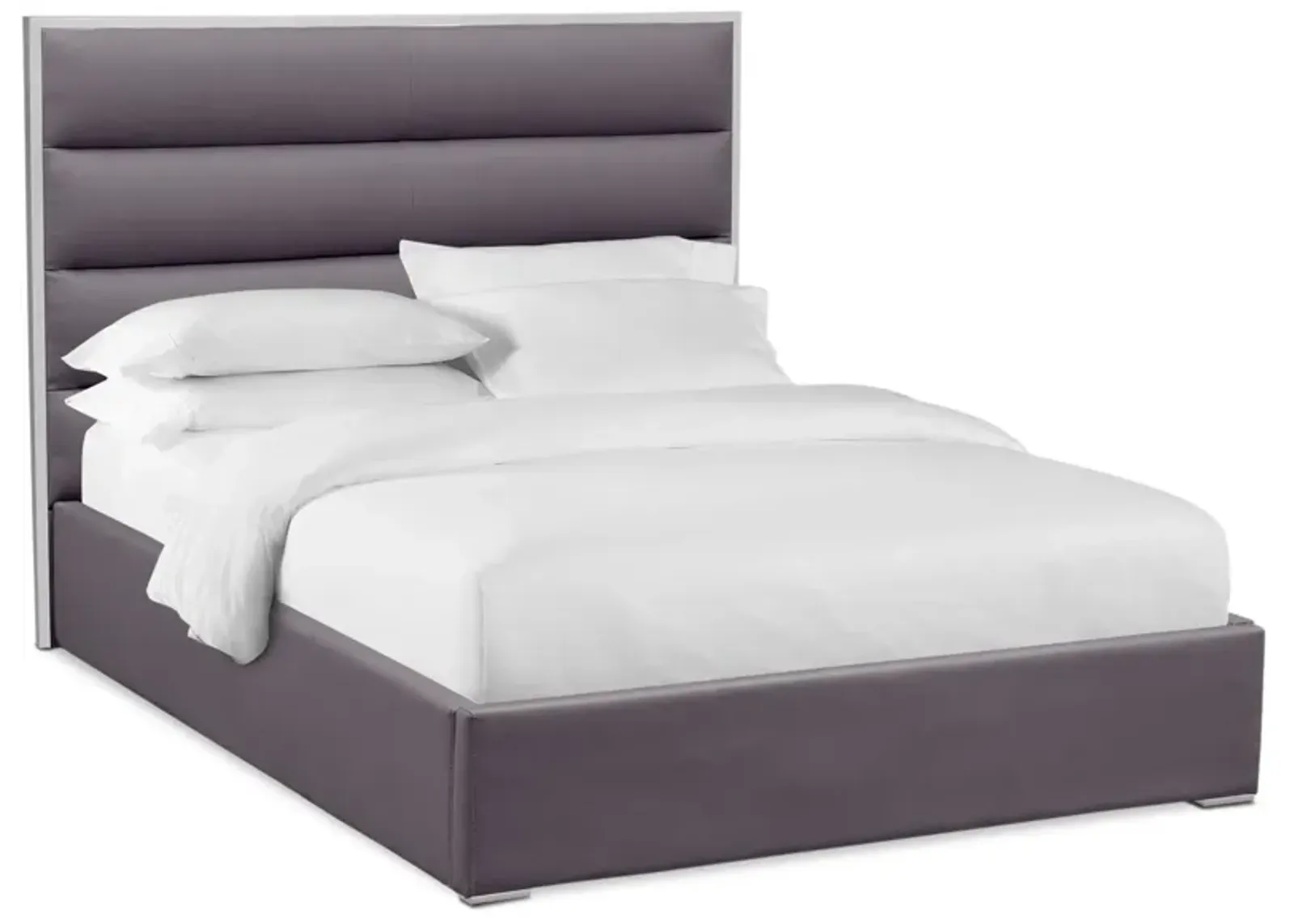 Concerto Queen Upholstered Bed - Gray