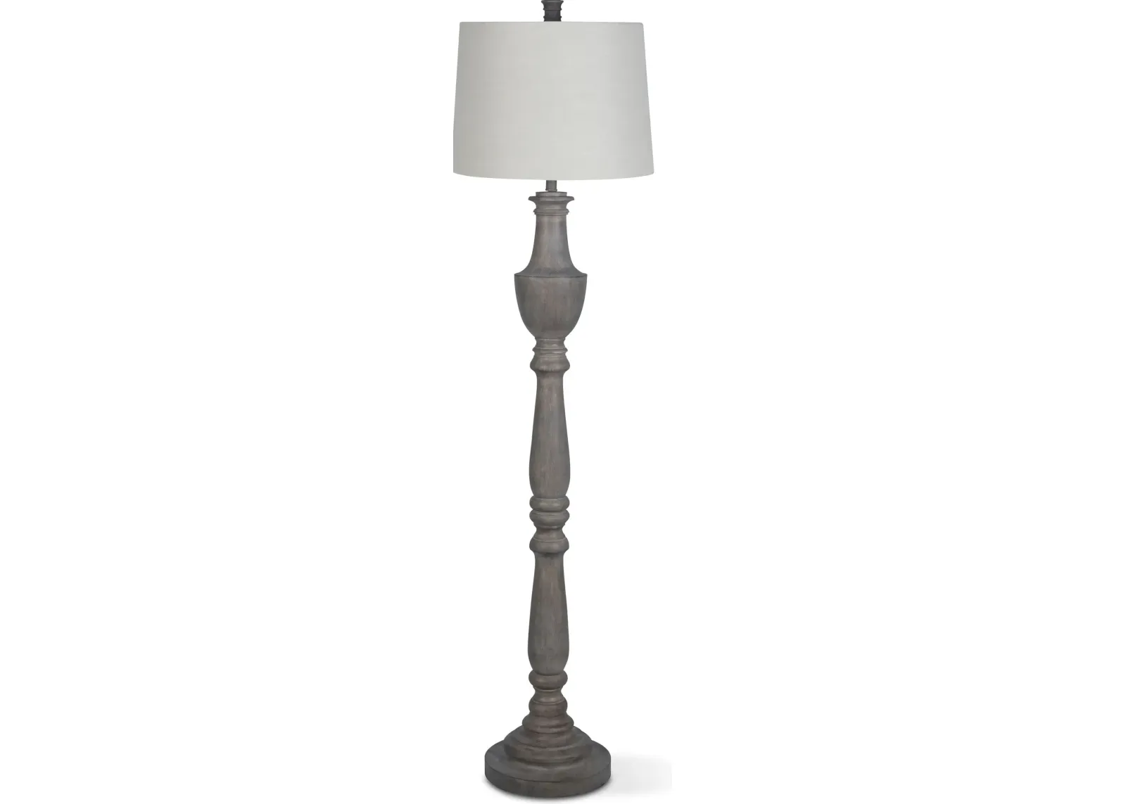 Brushed Gray 70'' Floor Lamp