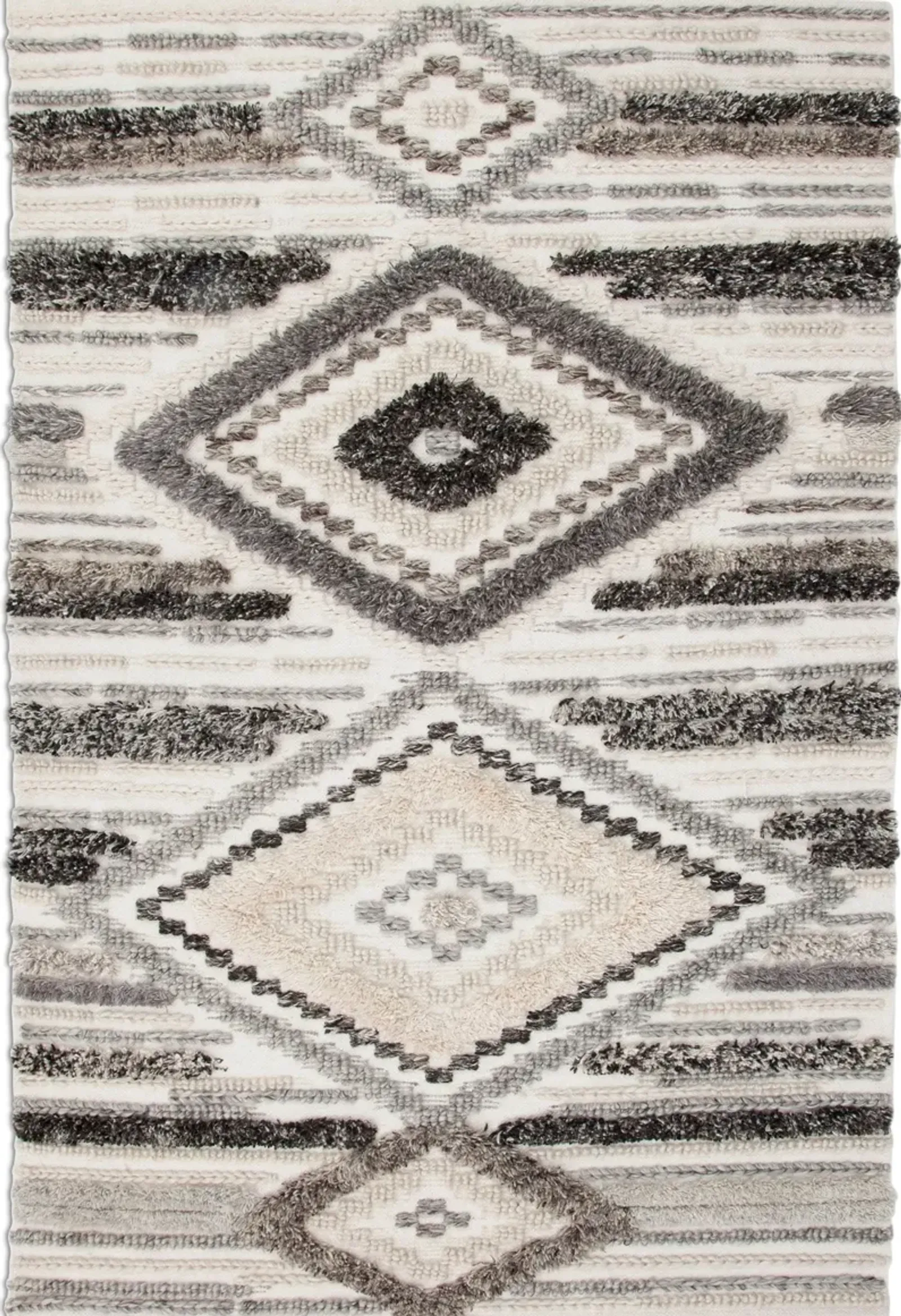 Drake 8' x 10' Area Rug - Ivory/Gray