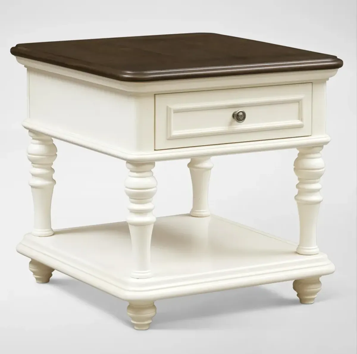 Charleston End Table - White