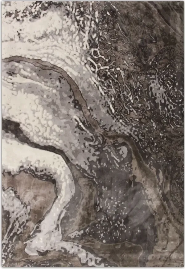 Titanium 5' x 8' Area Rug - Gray