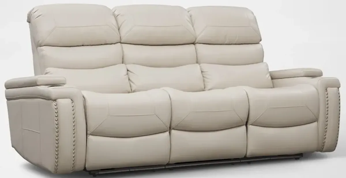 Jackson Triple-Power Reclining Sofa - Ivory