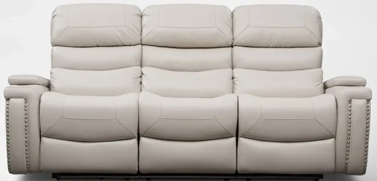 Jackson Triple-Power Reclining Sofa - Ivory