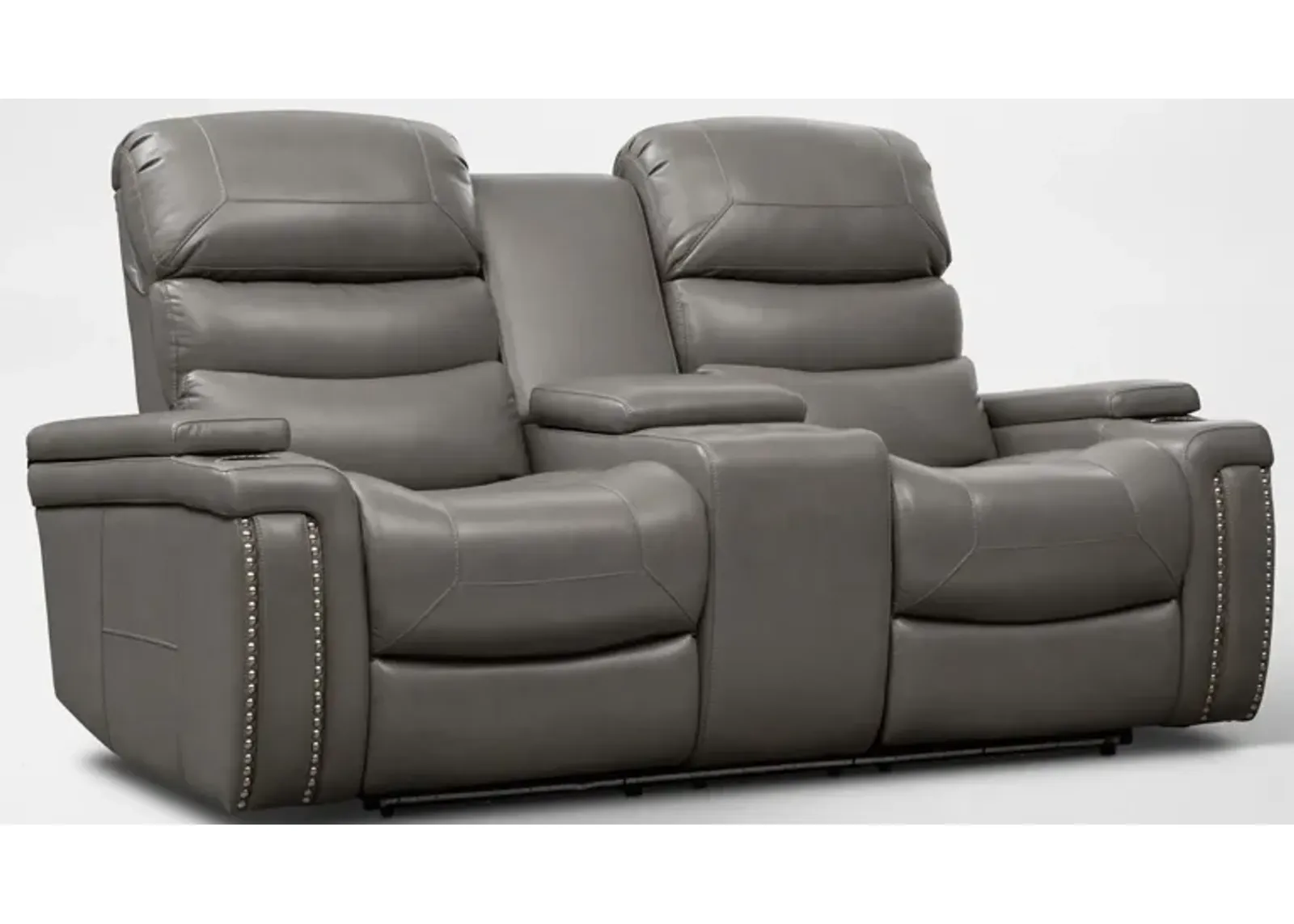 Jackson Triple-Power Reclining Loveseat - Gray