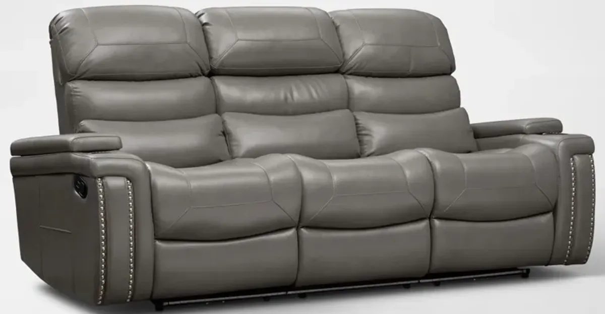 Jackson Manual Reclining Sofa - Gray