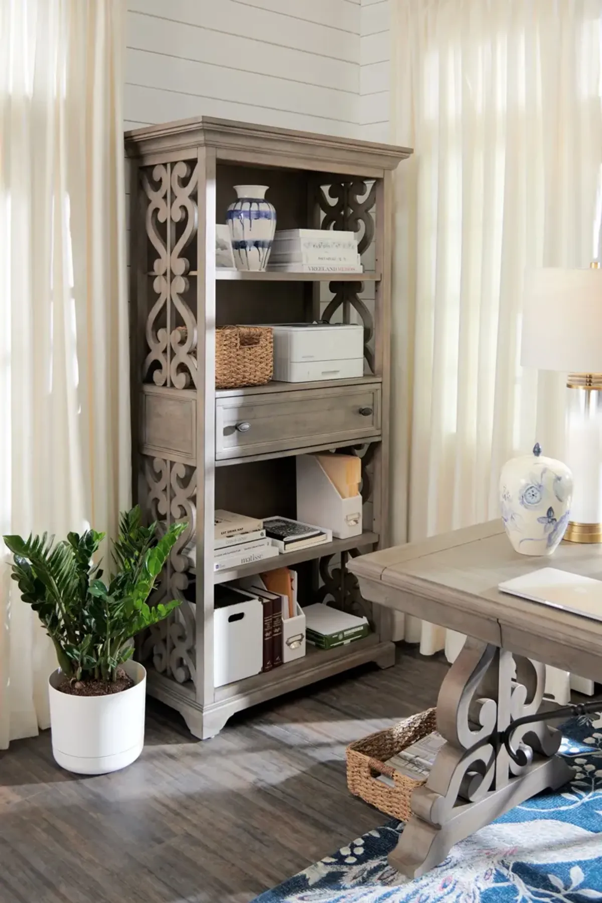 Charthouse Bookcase - Gray