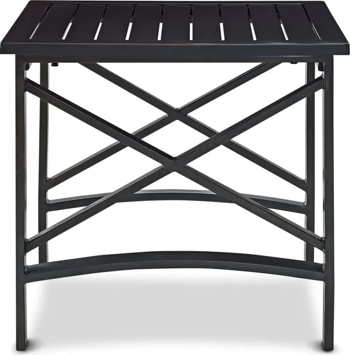 Clarion Outdoor End Table - Bronze