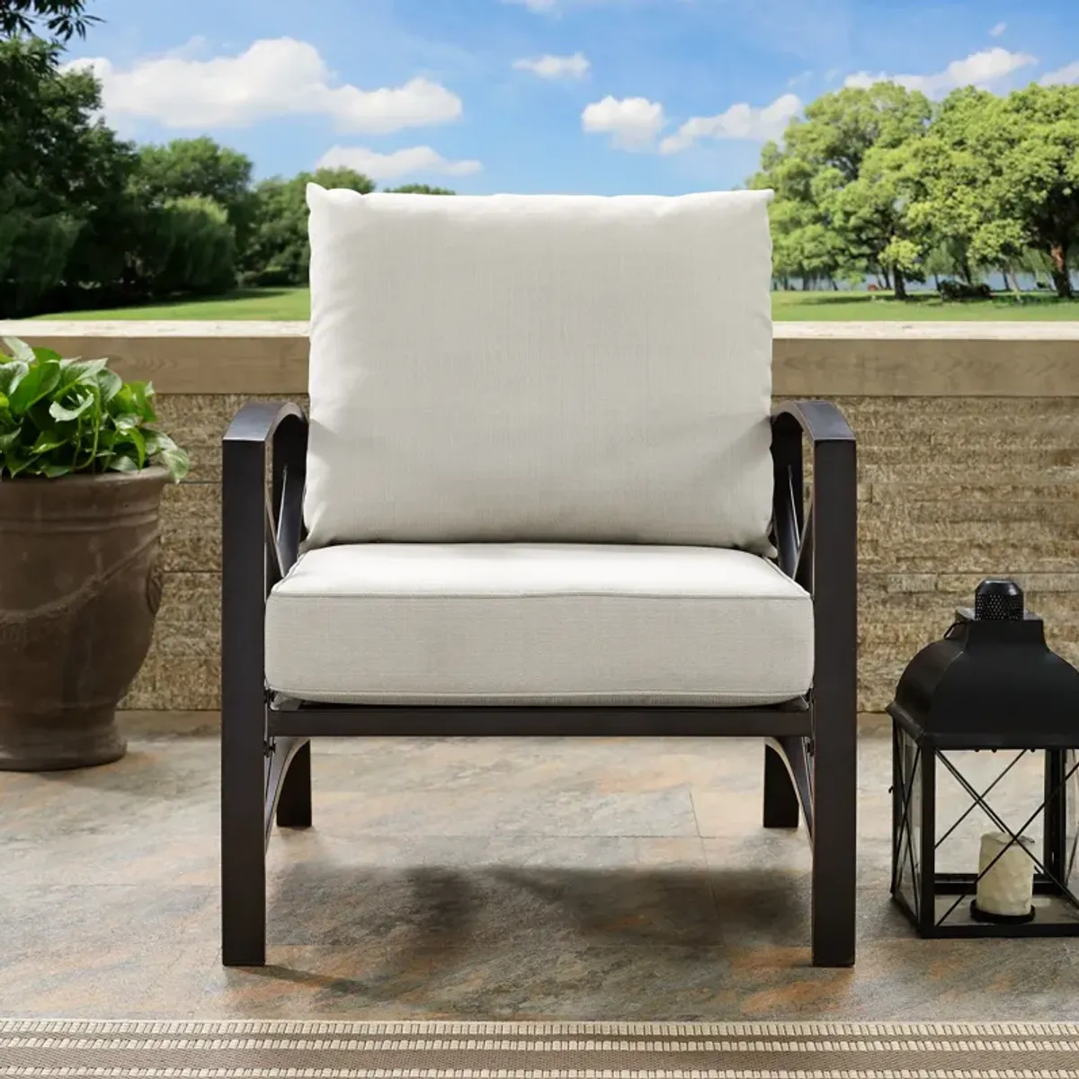 Clarion Outdoor Chair - Oatmeal