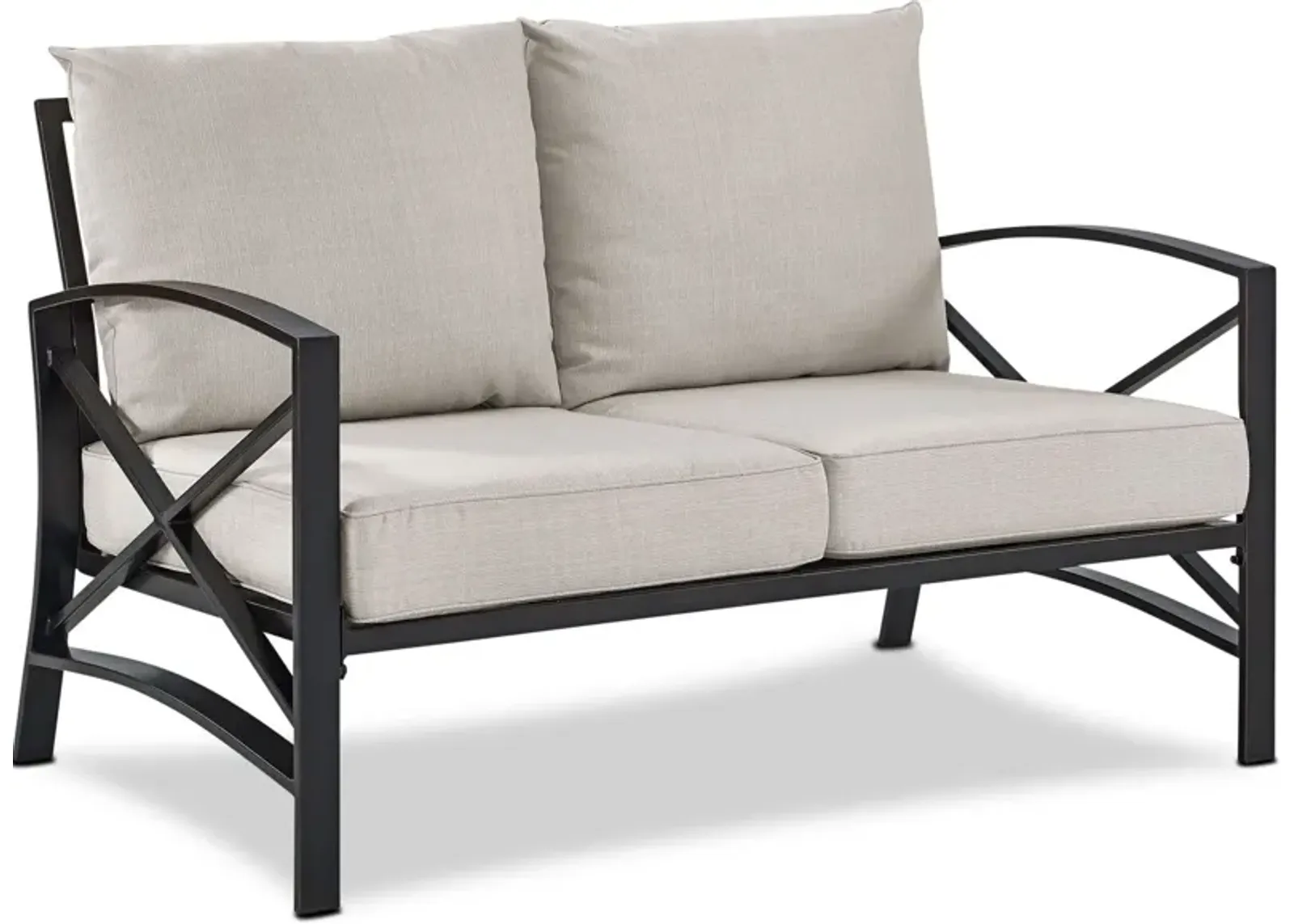 Clarion Outdoor Loveseat - Oatmeal