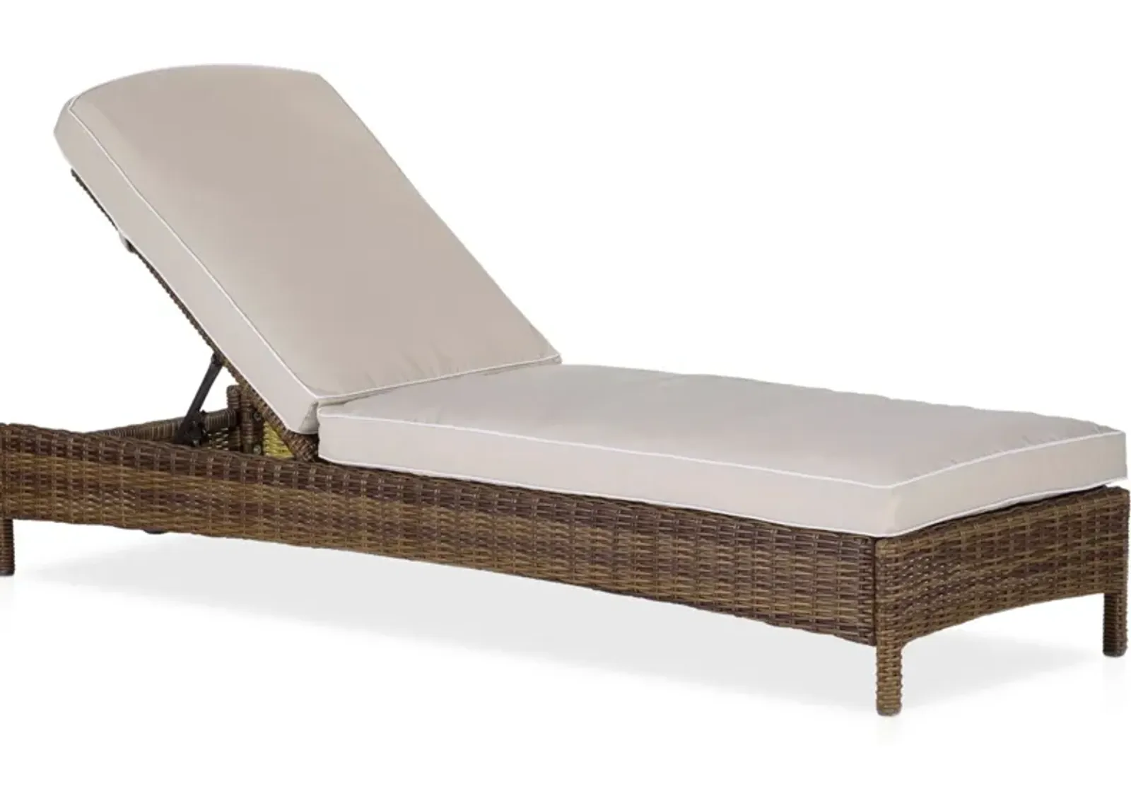 Destin Outdoor Chaise Lounge - Brown