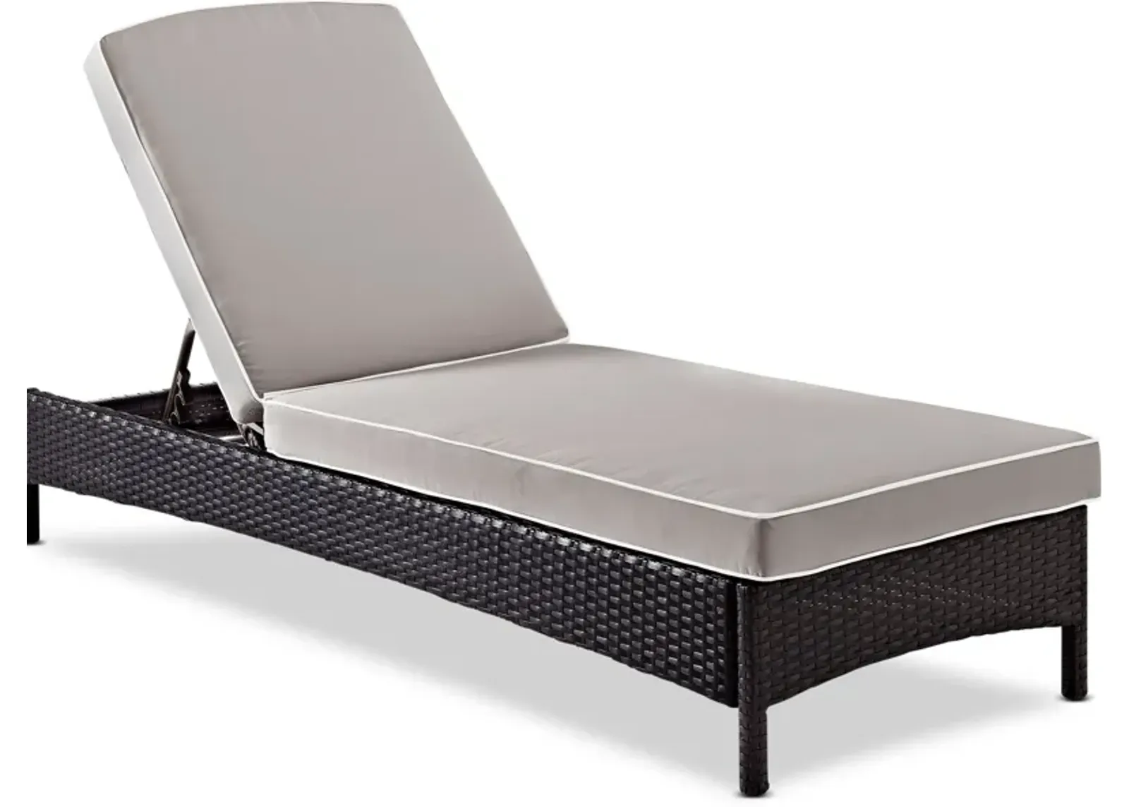 Aldo Outdoor Chaise Lounge - Gray