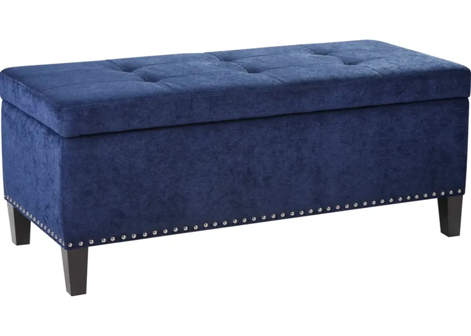 Eleanor Upholstered Storage Bench - Blue