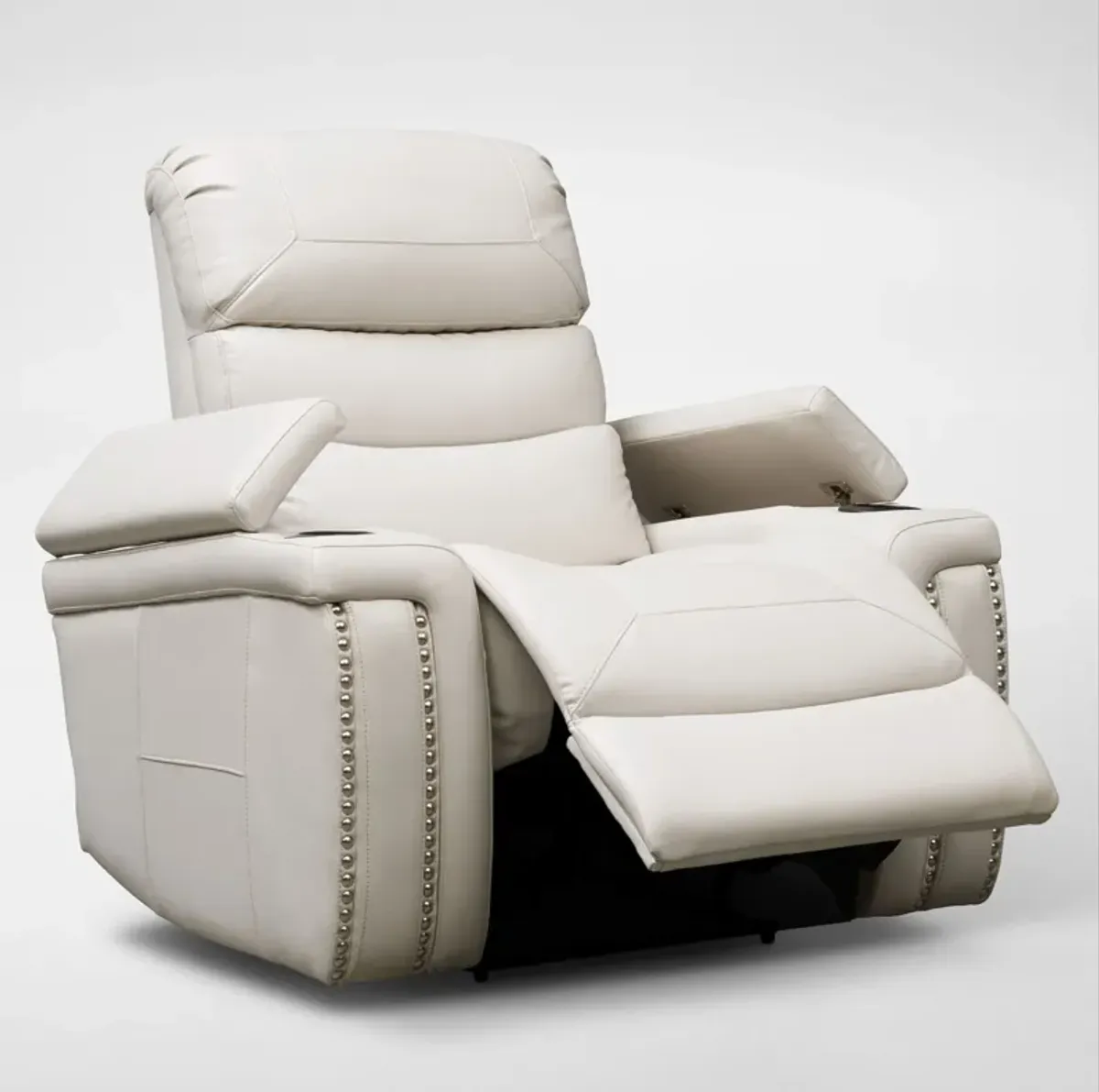 Jackson Triple-Power Reclining Sofa, Loveseat, and Recliner - Ivory