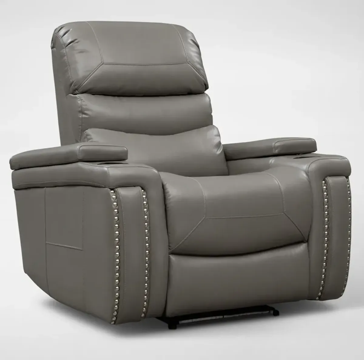 Jackson Triple-Power Reclining Sofa and Recliner Set - Gray