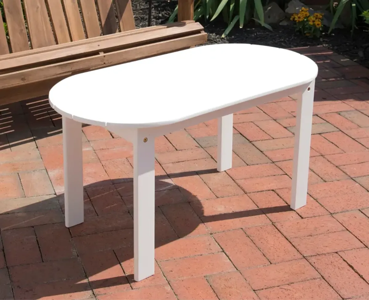 Hampton Beach Outdoor Coffee Table - White