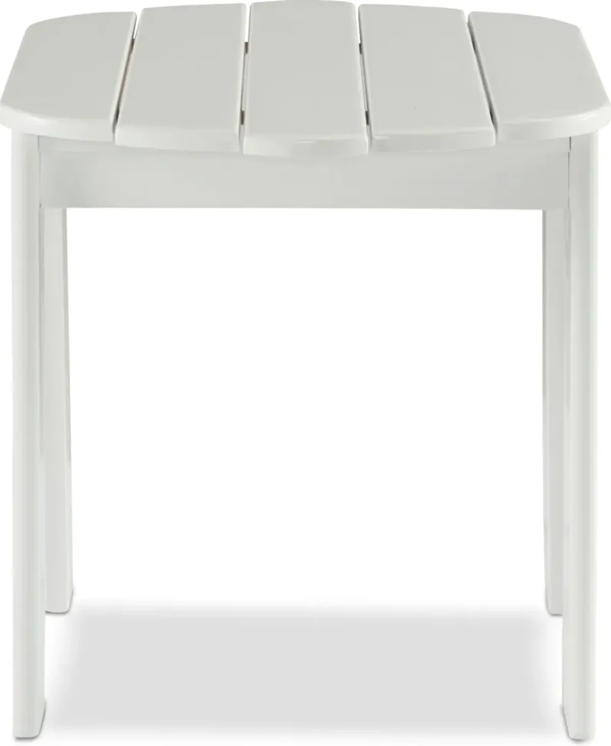 Hampton Beach Outdoor End Table - White