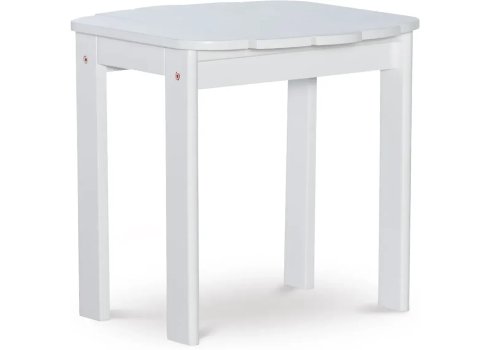 Hampton Beach Outdoor End Table - White