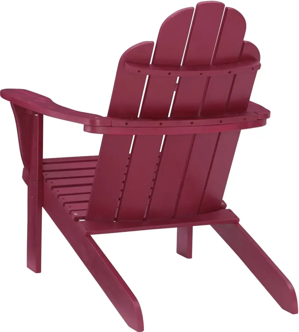 Hampton Beach Outdoor Adirondack Chair - Red