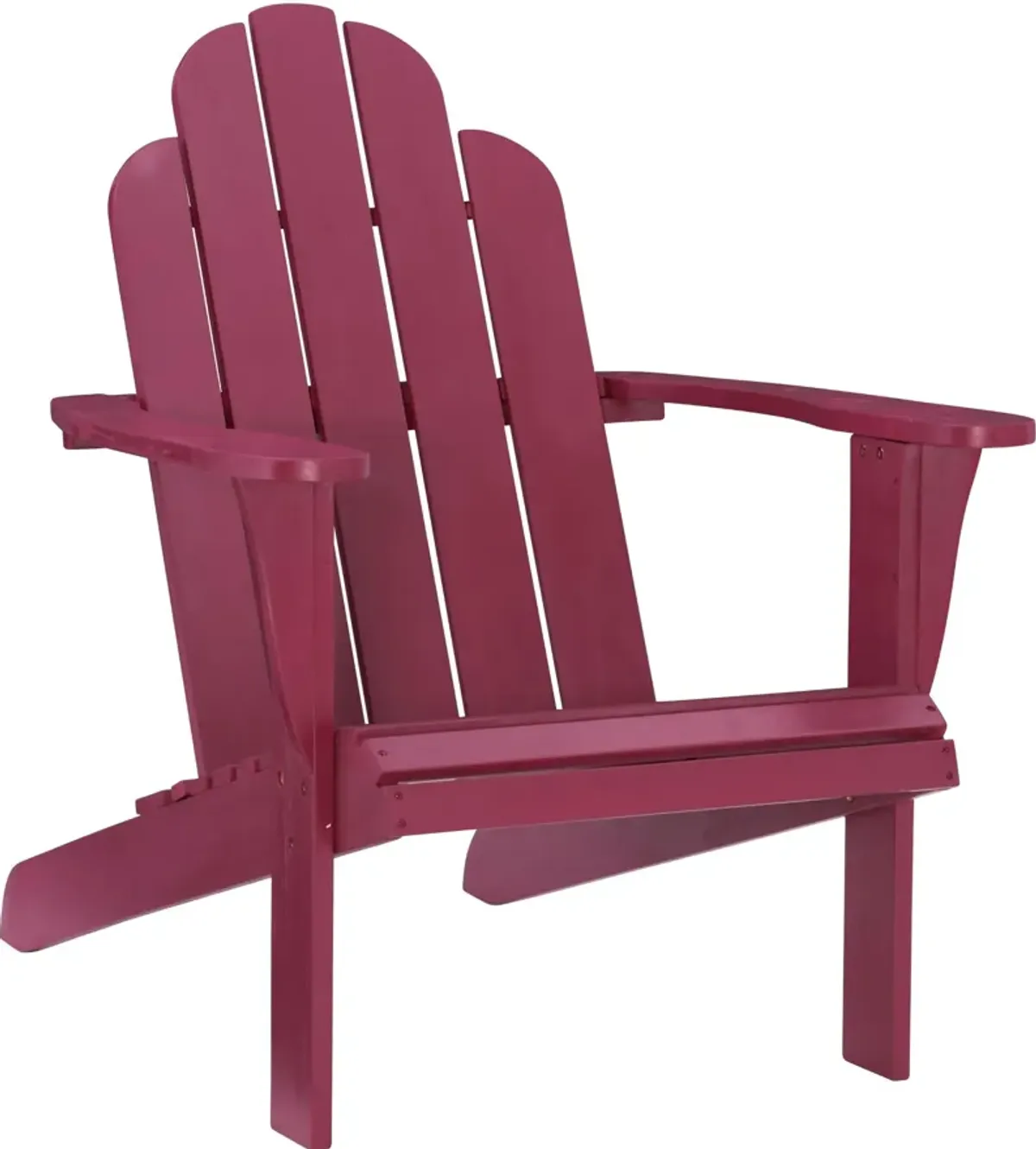 Hampton Beach Outdoor Adirondack Chair - Red